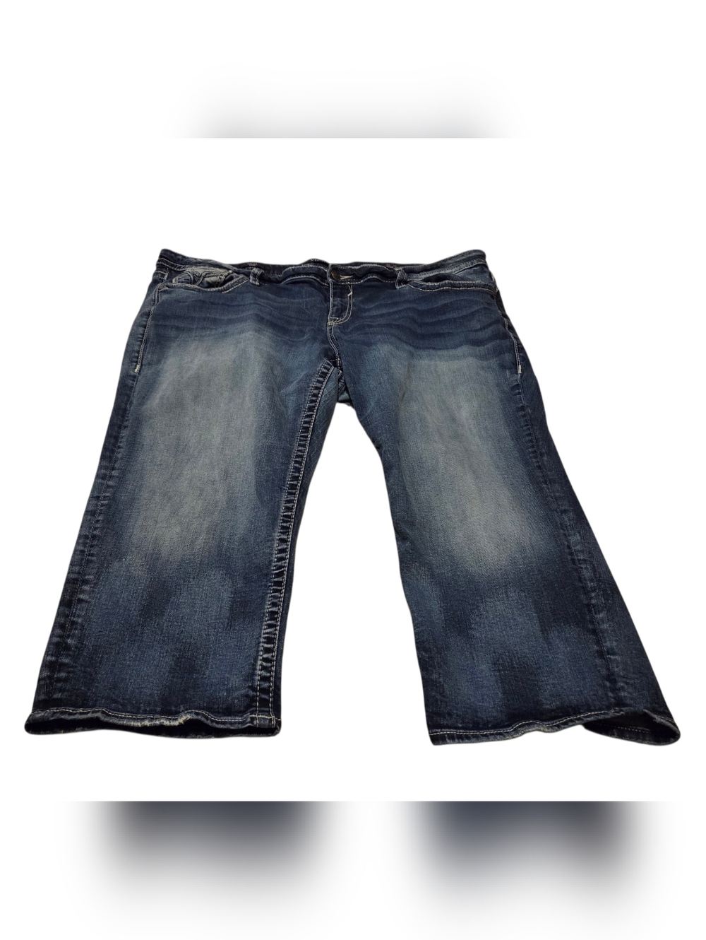 Women’s Size 24 Vigoss "The Chelsea" Distressed Capri Jeans